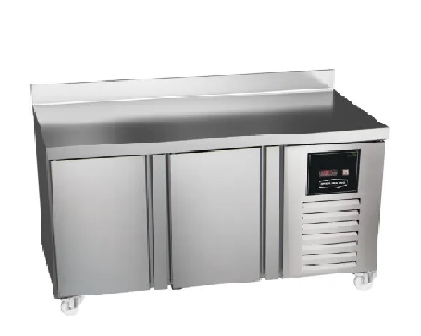 Sterling Pro Green SPI-7-135-20-SB Two Door Refrigerated Counter with 100mm Splashback 